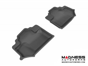 Jeep Wrangler Floor Mats (Set of 2) - Rear - Black by 3D MAXpider Jeep Wrangler Floor Mats (Set of 2) - Rear - Black by 3D MAXpider